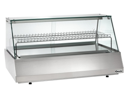 Vitrine réfrig. 3/1 GN, verre plat