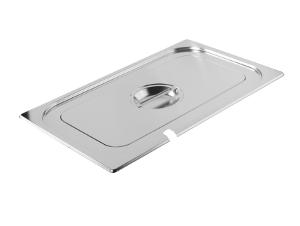 COUVERCLES INOX AVEC ENCOCHE POUR BACS GN1/1