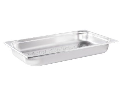 BACS GASTRONORMES PERFORES INOX GN1/1 PROF 65mm
